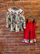 Load image into Gallery viewer, Holly Jolly Smocked Set