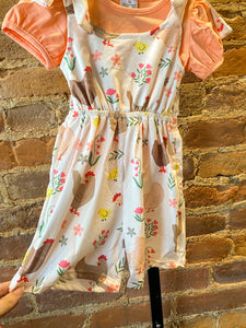 Flowers and Hens Romper