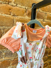 Load image into Gallery viewer, Flowers and Hens Romper