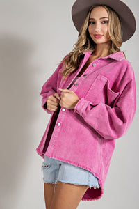 Go Pink or Go Home Shacket