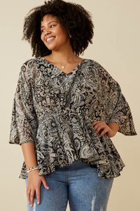 The Paisley Print Top