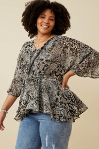 The Paisley Print Top