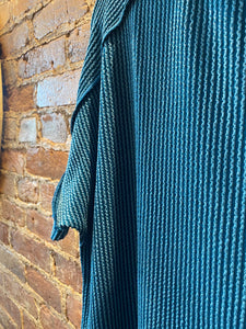 The Teal Ribbed Top