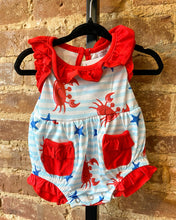 Load image into Gallery viewer, Coral Crawler Onesie