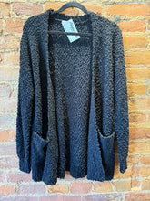 Load image into Gallery viewer, Popcorn Cardigan in BLACK