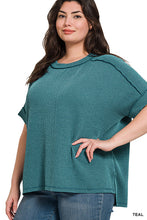 Load image into Gallery viewer, The Teal Ribbed Top