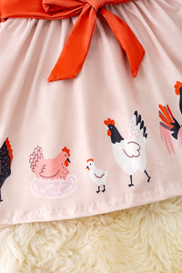 The Sunset Clucker Dress