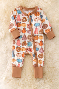 Fall Happy Halloween Zip Up