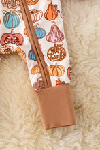 Load image into Gallery viewer, Fall Happy Halloween Zip Up