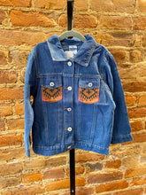 Load image into Gallery viewer, Dark Denim Aztec Jacket