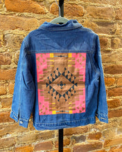 Load image into Gallery viewer, Dark Denim Aztec Jacket