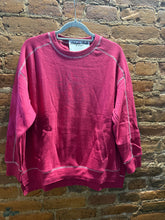 Load image into Gallery viewer, The Stitch-line Sweatshirt in Plum Pink