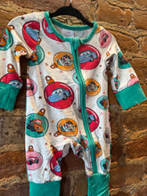 Load image into Gallery viewer, Christmas Cars Bamboo Zip up