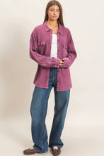 Load image into Gallery viewer, The Waffle Knit Button Up in Dark Cherry