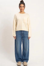 Load image into Gallery viewer, The Staple Sweater in Cream