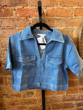 Load image into Gallery viewer, The Denim Crop