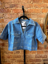 Load image into Gallery viewer, The Denim Crop