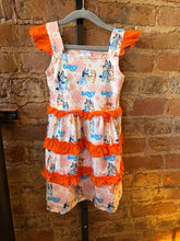 Load image into Gallery viewer, The Bluey Ruffle Dress