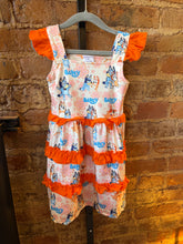 Load image into Gallery viewer, The Bluey Ruffle Dress