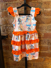 Load image into Gallery viewer, The Bluey Ruffle Dress