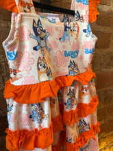 Load image into Gallery viewer, The Bluey Ruffle Dress