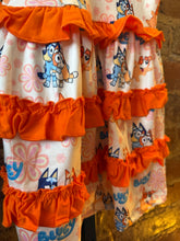 Load image into Gallery viewer, The Bluey Ruffle Dress