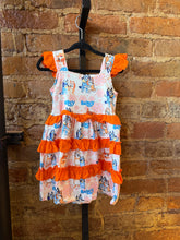 Load image into Gallery viewer, The Bluey Ruffle Dress