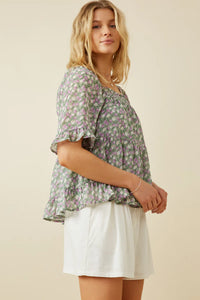 The Floral Grace Top