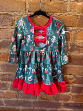 Load image into Gallery viewer, Green Nutcracker Dress