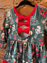 Load image into Gallery viewer, Green Nutcracker Dress