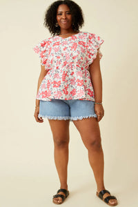 The Floral Frenzy Top