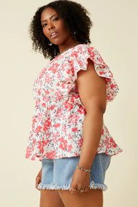 The Floral Frenzy Top