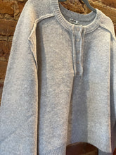 Load image into Gallery viewer, Henley Seam Sweater in Mushroom