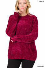 Load image into Gallery viewer, Cloudspun Sweater in Ruby
