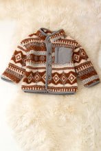 Load image into Gallery viewer, Aztec Sherpa Jacket