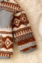 Load image into Gallery viewer, Aztec Sherpa Jacket
