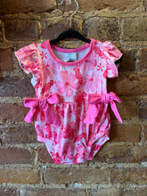 Load image into Gallery viewer, Fuchsia Floral Onesie
