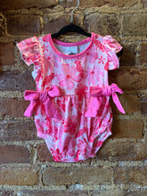 Load image into Gallery viewer, Fuchsia Floral Onesie