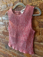 Load image into Gallery viewer, Darlin’ Picnic Top in RED