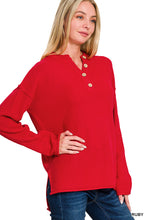 Load image into Gallery viewer, Ruby Henley Top