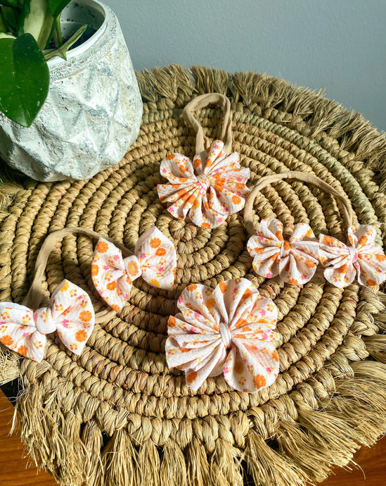 Sunshine Floral Bows