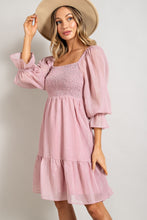 Load image into Gallery viewer, The Metallic Dusty Pink Dress