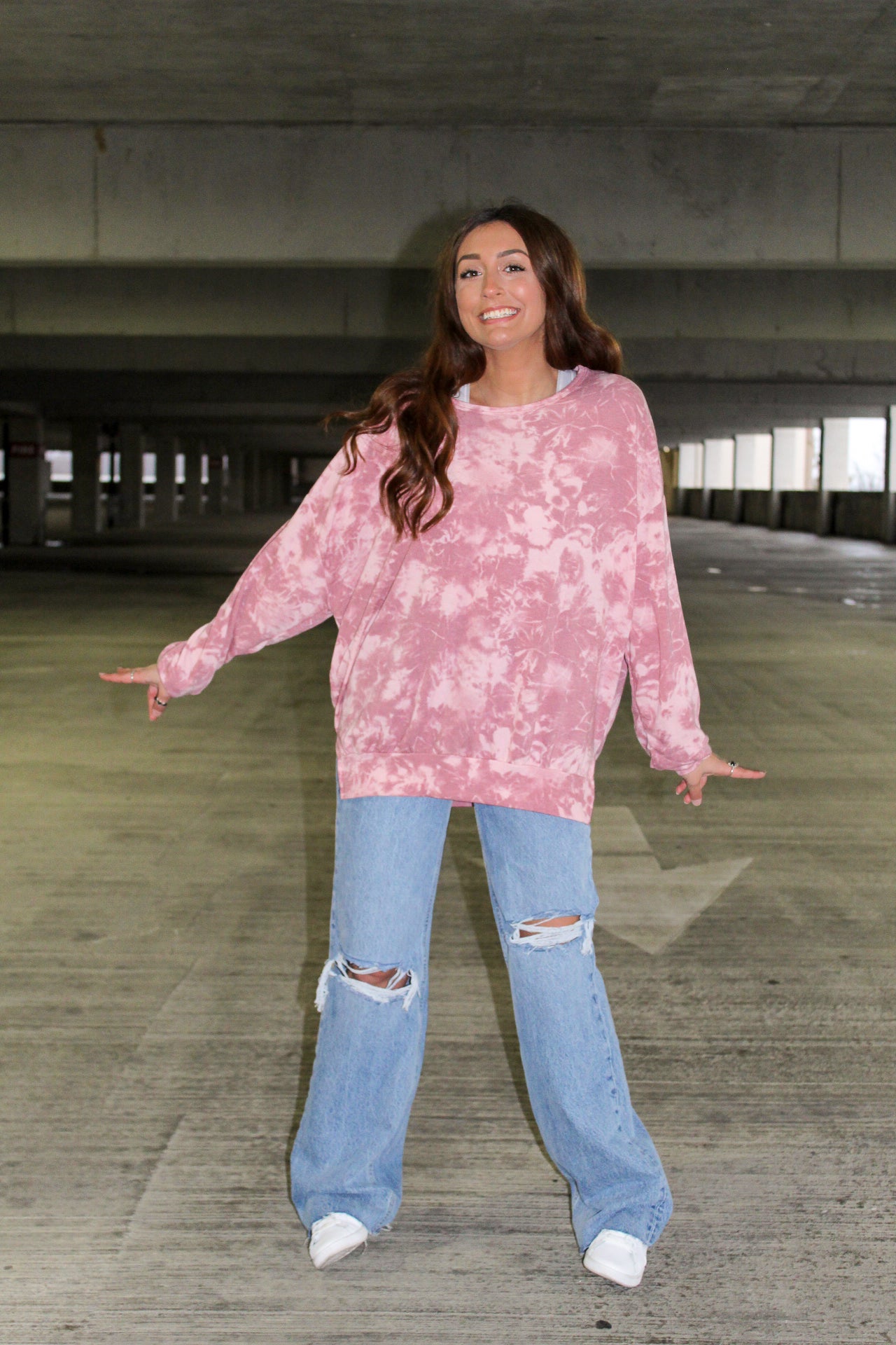 The Oversized Tie Dye Top