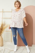 Load image into Gallery viewer, The Rosy Mauve Leopard Top Plus