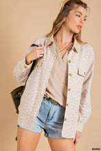 Load image into Gallery viewer, Leopard Taupe Jacket