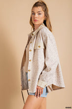Load image into Gallery viewer, Leopard Taupe Jacket