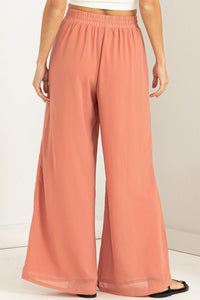 High-waisted Coral Bottoms